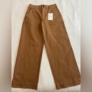 NWT - Everlane - The Organic high waisted pants - Toasted Coconut